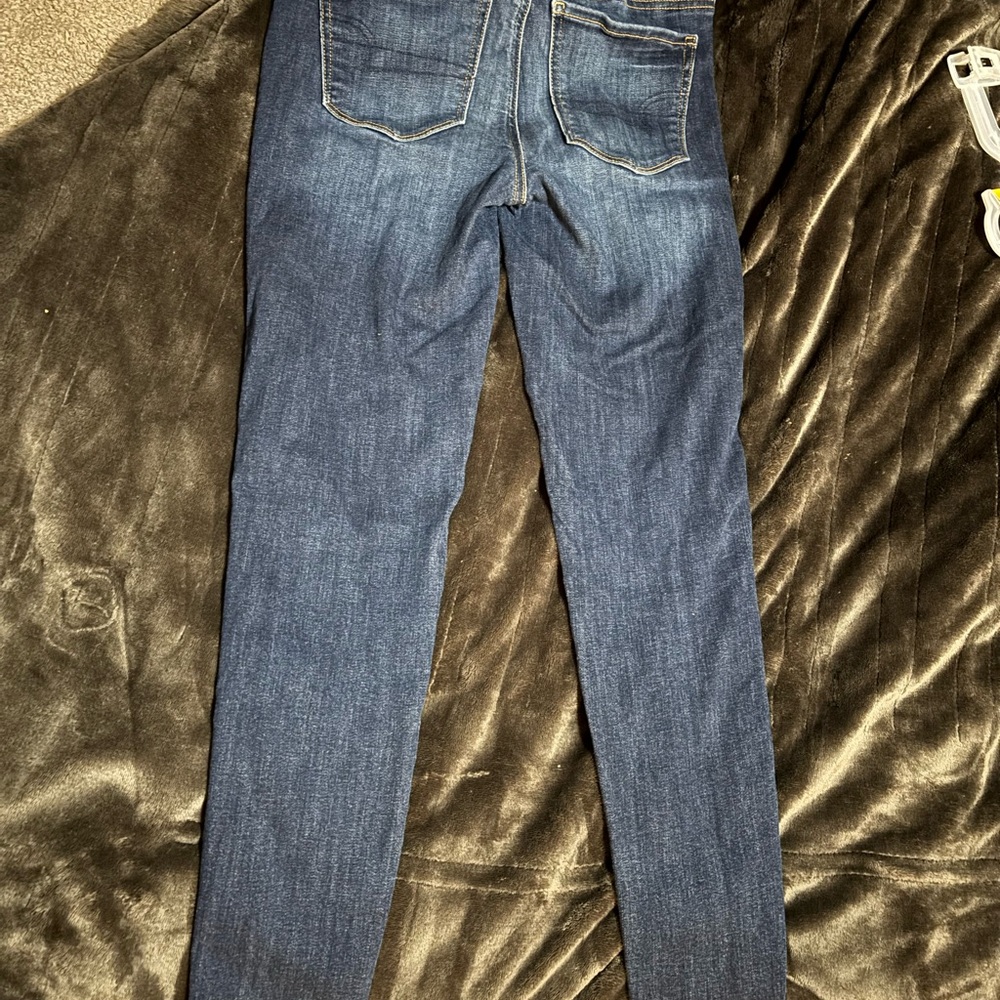 American Eagle Outfitters Dark Blue Skinny Jeans